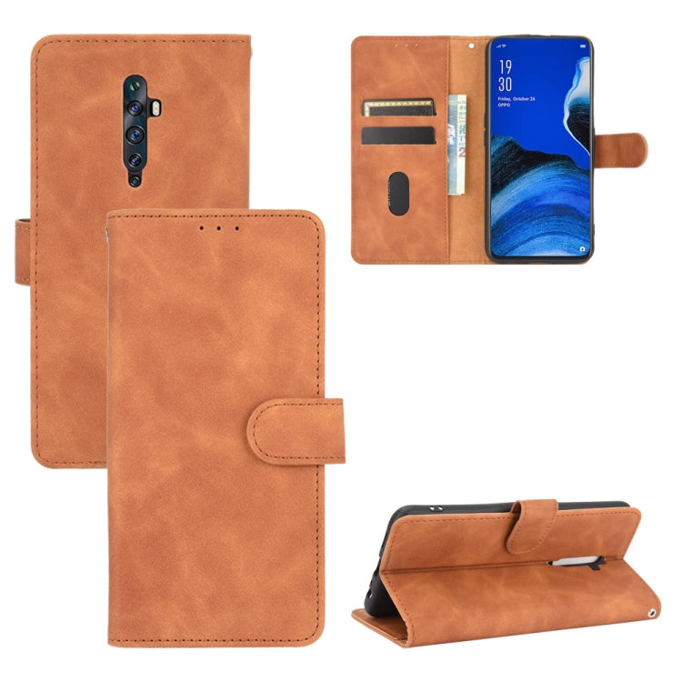 Tinta unita Skin Feel Fibbia magnetica Flip orizzontale Custodia in pelle PU con struttura in vitello con supporto e slot per schede e portafoglio, For OPPO Realme X50 Pro / X50 Pro 5G, For OPPO Realme X50 / X50 5G, For OPPO Realme XT / X2 / K5        ...