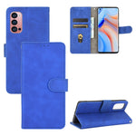 Tinta unita Skin Feel Fibbia magnetica Flip orizzontale Custodia in pelle PU con struttura in vitello con supporto e slot per schede e portafoglio, For OPPO Reno4 Pro 5G, For OPPO Reno A, For OPPO Reno Ace / Realme X2 Pro, For OPPO Reno3 5G / Find X2 Lite