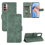 Tinta unita Skin Feel Fibbia magnetica Flip orizzontale Custodia in pelle PU con struttura in vitello con supporto e slot per schede e portafoglio, For OPPO Reno4 Pro 5G, For OPPO Reno A, For OPPO Reno Ace / Realme X2 Pro, For OPPO Reno3 5G / Find X2 Lite