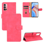 Tinta unita Skin Feel Fibbia magnetica Flip orizzontale Custodia in pelle PU con struttura in vitello con supporto e slot per schede e portafoglio, For OPPO Reno4 Pro 5G, For OPPO Reno A, For OPPO Reno Ace / Realme X2 Pro, For OPPO Reno3 5G / Find X2 Lite