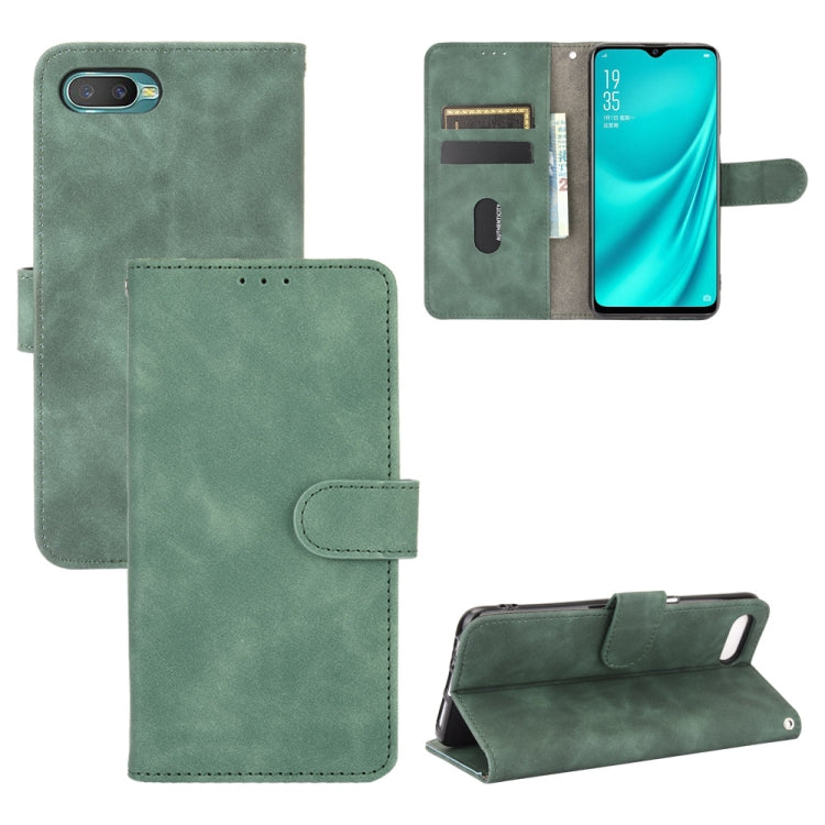 Tinta unita Skin Feel Fibbia magnetica Flip orizzontale Custodia in pelle PU con struttura in vitello con supporto e slot per schede e portafoglio, For OPPO Reno4 Pro 5G, For OPPO Reno A, For OPPO Reno Ace / Realme X2 Pro, For OPPO Reno3 5G / Find X2 Lite