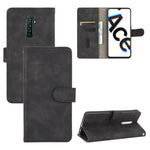 Tinta unita Skin Feel Fibbia magnetica Flip orizzontale Custodia in pelle PU con struttura in vitello con supporto e slot per schede e portafoglio, For OPPO Reno4 Pro 5G, For OPPO Reno A, For OPPO Reno Ace / Realme X2 Pro, For OPPO Reno3 5G / Find X2 Lite