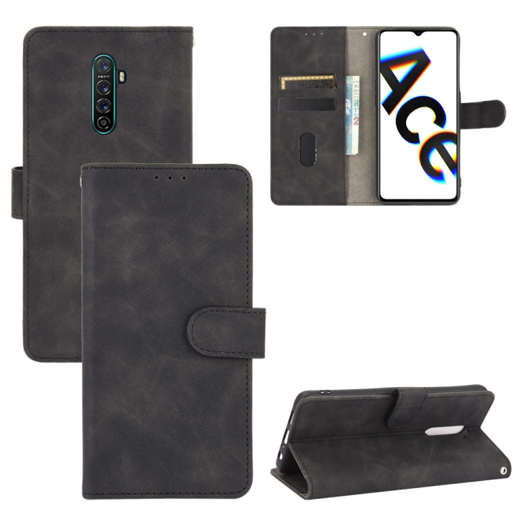 Tinta unita Skin Feel Fibbia magnetica Flip orizzontale Custodia in pelle PU con struttura in vitello con supporto e slot per schede e portafoglio, For OPPO Reno4 Pro 5G, For OPPO Reno A, For OPPO Reno Ace / Realme X2 Pro, For OPPO Reno3 5G / Find X2 Lite