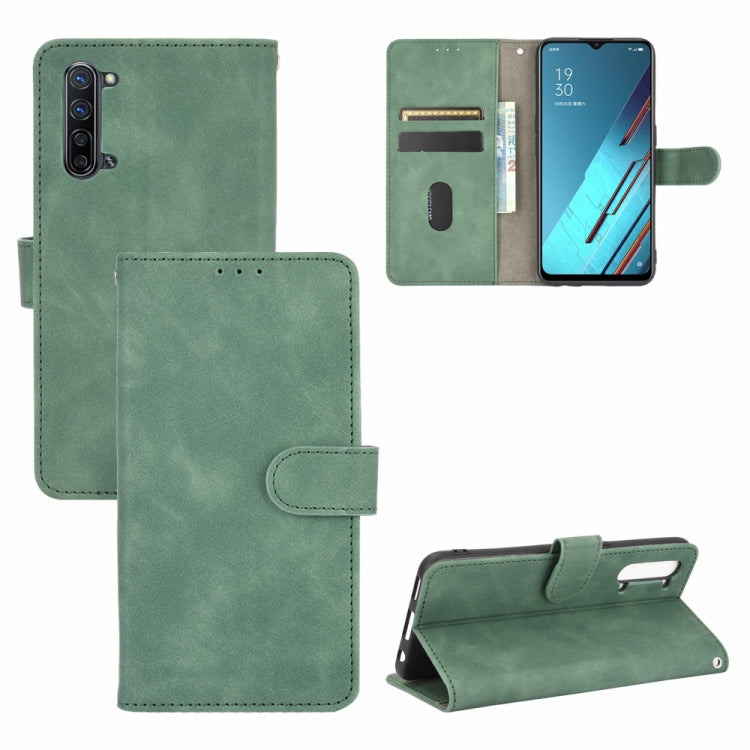Tinta unita Skin Feel Fibbia magnetica Flip orizzontale Custodia in pelle PU con struttura in vitello con supporto e slot per schede e portafoglio, For OPPO Reno4 Pro 5G, For OPPO Reno A, For OPPO Reno Ace / Realme X2 Pro, For OPPO Reno3 5G / Find X2 Lite