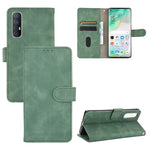 Tinta unita Skin Feel Fibbia magnetica Flip orizzontale Custodia in pelle PU con struttura in vitello con supporto e slot per schede e portafoglio, For OPPO Reno3 5G (Japanese Version), For OPPO Reno3 Pro 5G, For OPPO Reno3 A(Japanese Version)         ...