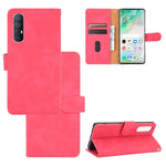 Tinta unita Skin Feel Fibbia magnetica Flip orizzontale Custodia in pelle PU con struttura in vitello con supporto e slot per schede e portafoglio, For OPPO Reno3 5G (Japanese Version), For OPPO Reno3 Pro 5G, For OPPO Reno3 A(Japanese Version)         ...