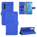Tinta unita Skin Feel Fibbia magnetica Flip orizzontale Custodia in pelle PU con struttura in vitello con supporto e slot per schede e portafoglio, For OPPO Reno3 5G (Japanese Version), For OPPO Reno3 Pro 5G, For OPPO Reno3 A(Japanese Version)         ...
