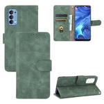 Tinta unita Skin Feel Fibbia magnetica Flip orizzontale Custodia in pelle PU con struttura in vitello con supporto e slot per schede e portafoglio, For OPPO Reno3 5G (Japanese Version), For OPPO Reno3 Pro 5G, For OPPO Reno3 A(Japanese Version)         ...