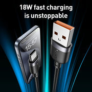 Cavo di ricarica rapida Yesido da USB a Type-C 3A, 0.3m, 1.2m, 2m, 3m
