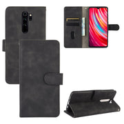 Tinta unita Skin Feel Fibbia magnetica Flip orizzontale Custodia in pelle PU con struttura in vitello con supporto e slot per schede e portafoglio, For Xiaomi Redmi Note 8 Pro, For Xiaomi Redmi Note 8, For Xiaomi Redmi Note 9, For Xiaomi Redmi Note 9S
