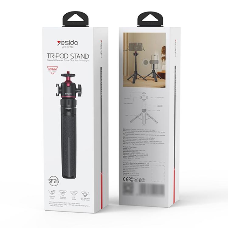 Treppiede telescopico con testa a sfera Yesido SF26