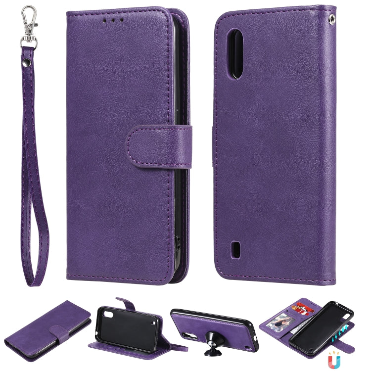 Custodia portafoglio in pelle PU per Samsung Galaxy A01