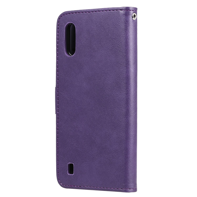 Custodia portafoglio in pelle PU per Samsung Galaxy A01