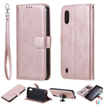 Custodia portafoglio in pelle PU per Samsung Galaxy A01
