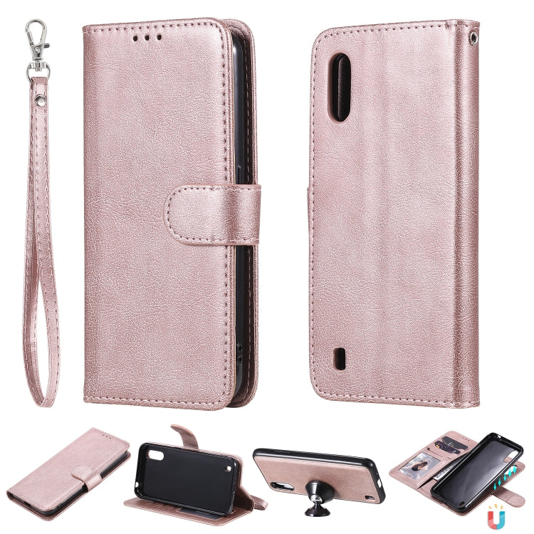 Custodia portafoglio in pelle PU per Samsung Galaxy A01