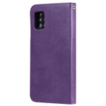 Custodia in pelle PU staccabile 2 in 1 tinta unita con slot per schede e supporto magnetico e cornice per foto, portafoglio e cinturino, For Samsung Galaxy A51 5G, For Samsung Galaxy A71 5G, For Samsung Galaxy A81 / Note 10 Lite                        ...
