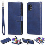 Custodia in pelle PU staccabile 2 in 1 tinta unita con slot per schede e supporto magnetico e cornice per foto, portafoglio e cinturino, For Samsung Galaxy A51 5G, For Samsung Galaxy A71 5G, For Samsung Galaxy A81 / Note 10 Lite                        ...