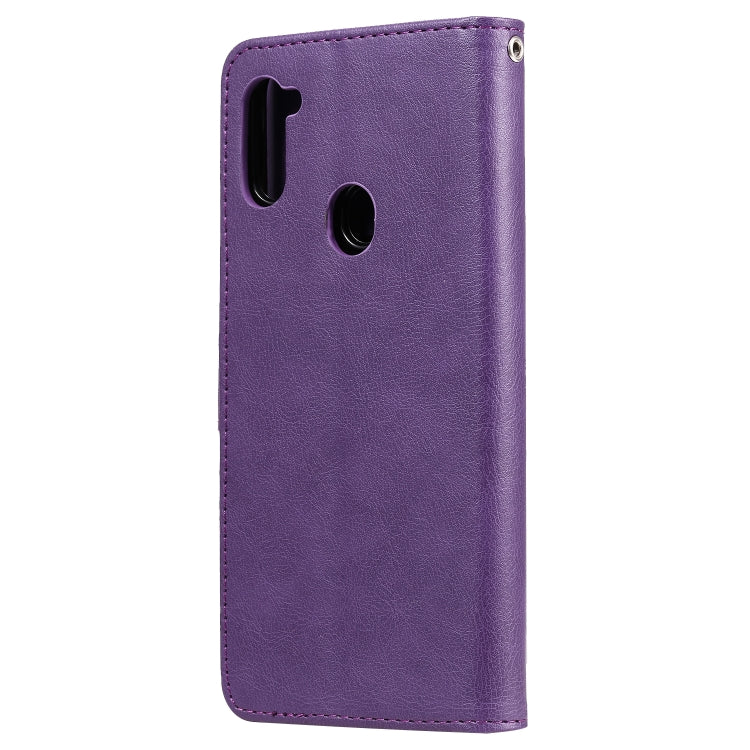 Custodia in pelle PU staccabile 2 in 1 tinta unita con slot per schede e supporto magnetico e cornice per foto, portafoglio e cinturino, For Samsung Galaxy M11 / A11, For Samsung Galaxy Note 20, For Samsung Galaxy Note 20 Ultra