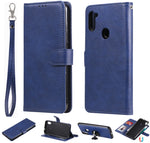 Custodia in pelle PU staccabile 2 in 1 tinta unita con slot per schede e supporto magnetico e cornice per foto, portafoglio e cinturino, For Samsung Galaxy M11 / A11, For Samsung Galaxy Note 20, For Samsung Galaxy Note 20 Ultra