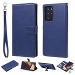 Custodia in pelle PU staccabile 2 in 1 tinta unita con slot per schede e supporto magnetico e cornice per foto, portafoglio e cinturino, For Samsung Galaxy M11 / A11, For Samsung Galaxy Note 20, For Samsung Galaxy Note 20 Ultra