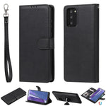 Custodia in pelle PU staccabile 2 in 1 tinta unita con slot per schede e supporto magnetico e cornice per foto, portafoglio e cinturino, For Samsung Galaxy M11 / A11, For Samsung Galaxy Note 20, For Samsung Galaxy Note 20 Ultra