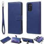 Custodia in pelle PU staccabile 2 in 1 tinta unita con slot per schede e supporto magnetico e cornice per foto, portafoglio e cinturino, For Samsung Galaxy M11 / A11, For Samsung Galaxy Note 20, For Samsung Galaxy Note 20 Ultra