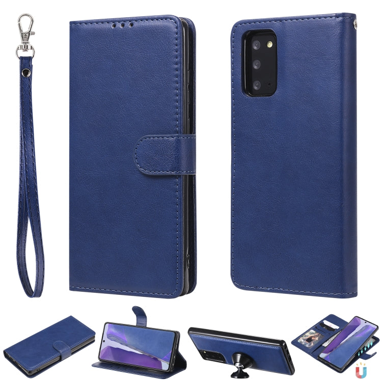 Custodia in pelle PU staccabile 2 in 1 tinta unita con slot per schede e supporto magnetico e cornice per foto, portafoglio e cinturino, For Samsung Galaxy M11 / A11, For Samsung Galaxy Note 20, For Samsung Galaxy Note 20 Ultra