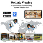 Telecamera WiFi wireless impermeabile IP66 360° 2MP