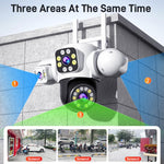 Telecamera WiFi wireless impermeabile IP66 360° 2MP