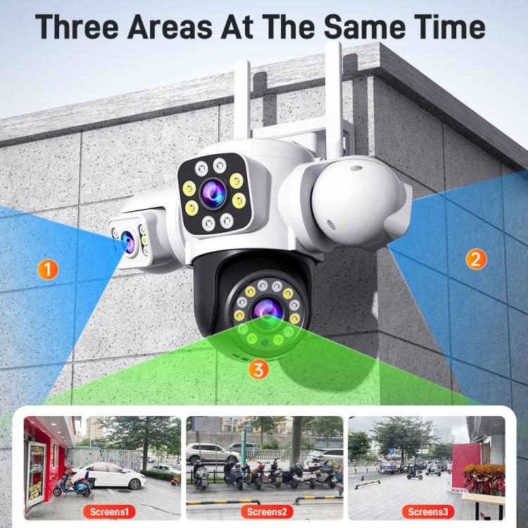 Telecamera WiFi wireless impermeabile IP66 360° 2MP