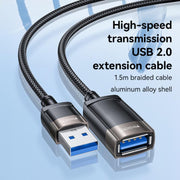 Cavo di prolunga USB2.0 ad alta velocità Yesido GS26 480Mbps, lunghezza: 1,5 m, GS26