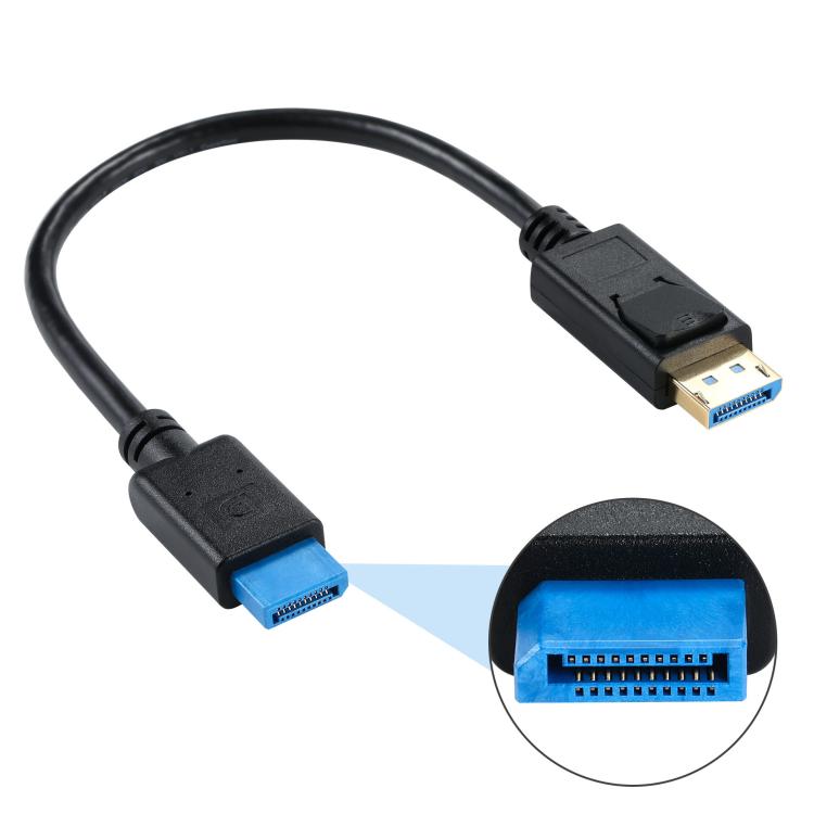 Cavo di collegamento DisplayPort 8K DP1.4 maschio-maschio per test di dispositivi, 0.3m, 1m