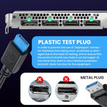 Cavo di collegamento DisplayPort 8K DP1.4 maschio-femmina per test di dispositivi, 0.3m, 1m