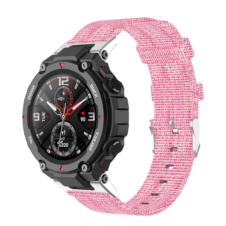 Cinturino di ricambio in tela di nylon con taglierino, For Huami Amazfit Ares A1908, For Huami Amazfit T-Rex  A1918