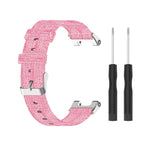 Cinturino di ricambio in tela di nylon con taglierino, For Huami Amazfit Ares A1908, For Huami Amazfit T-Rex  A1918
