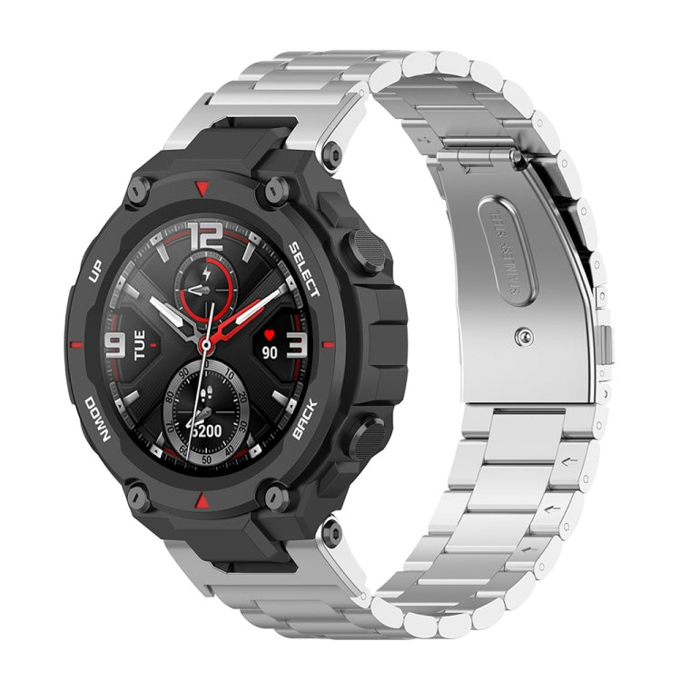 Tre ceppi di cinturino in acciaio inossidabile con coltello multiuso, For Huami Amazfit Ares A1908, For Huami Amazfit T-Rex A1918
