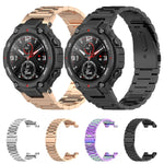 Tre ceppi di cinturino in acciaio inossidabile con coltello multiuso, For Huami Amazfit Ares A1908, For Huami Amazfit T-Rex A1918
