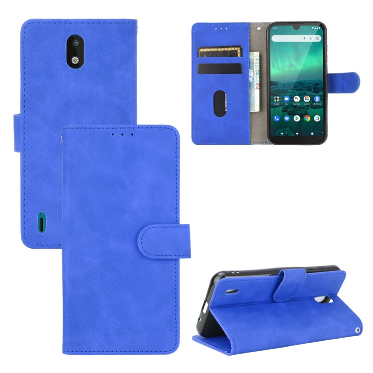Tinta unita Skin Feel Fibbia magnetica Flip orizzontale Custodia in pelle PU con struttura in vitello con supporto e slot per schede e portafoglio, For Nokia 1.3, For Nokia 2.3, For Nokia 5.3, For Nokia 7.2 & 6.2, For Nokia C1