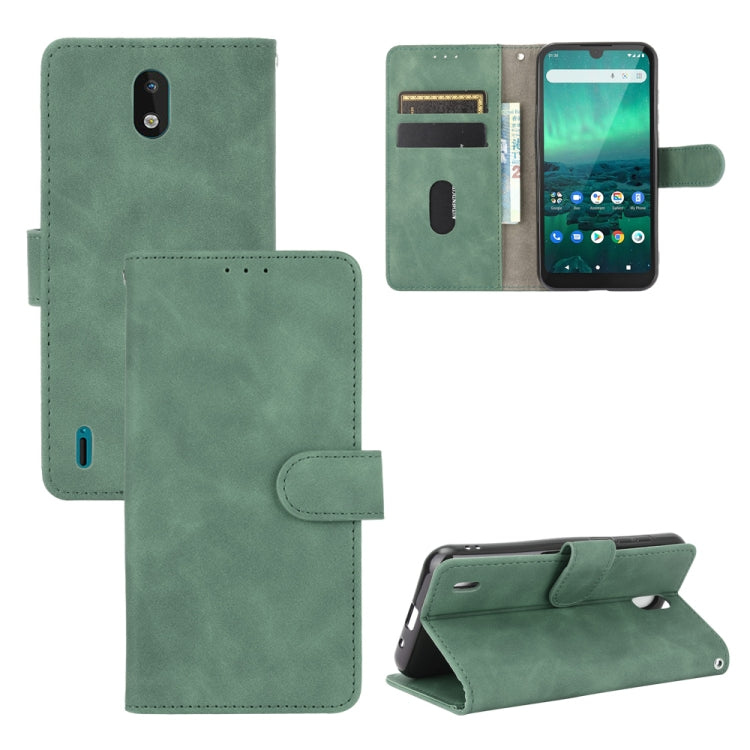 Tinta unita Skin Feel Fibbia magnetica Flip orizzontale Custodia in pelle PU con struttura in vitello con supporto e slot per schede e portafoglio, For Nokia 1.3, For Nokia 2.3, For Nokia 5.3, For Nokia 7.2 & 6.2, For Nokia C1