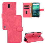 Tinta unita Skin Feel Fibbia magnetica Flip orizzontale Custodia in pelle PU con struttura in vitello con supporto e slot per schede e portafoglio, For Nokia 1.3, For Nokia 2.3, For Nokia 5.3, For Nokia 7.2 & 6.2, For Nokia C1