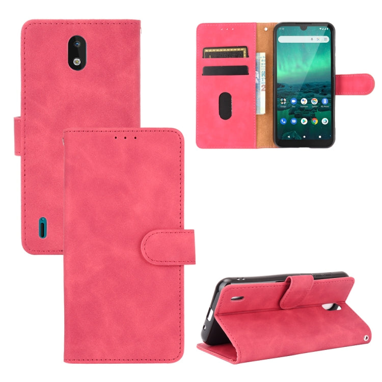 Tinta unita Skin Feel Fibbia magnetica Flip orizzontale Custodia in pelle PU con struttura in vitello con supporto e slot per schede e portafoglio, For Nokia 1.3, For Nokia 2.3, For Nokia 5.3, For Nokia 7.2 & 6.2, For Nokia C1