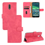 Tinta unita Skin Feel Fibbia magnetica Flip orizzontale Custodia in pelle PU con struttura in vitello con supporto e slot per schede e portafoglio, For Nokia 1.3, For Nokia 2.3, For Nokia 5.3, For Nokia 7.2 & 6.2, For Nokia C1