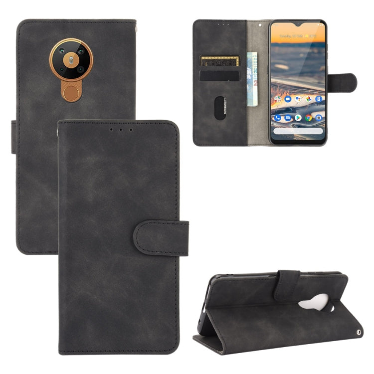Tinta unita Skin Feel Fibbia magnetica Flip orizzontale Custodia in pelle PU con struttura in vitello con supporto e slot per schede e portafoglio, For Nokia 1.3, For Nokia 2.3, For Nokia 5.3, For Nokia 7.2 & 6.2, For Nokia C1