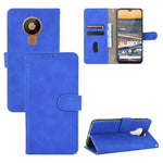 Tinta unita Skin Feel Fibbia magnetica Flip orizzontale Custodia in pelle PU con struttura in vitello con supporto e slot per schede e portafoglio, For Nokia 1.3, For Nokia 2.3, For Nokia 5.3, For Nokia 7.2 & 6.2, For Nokia C1