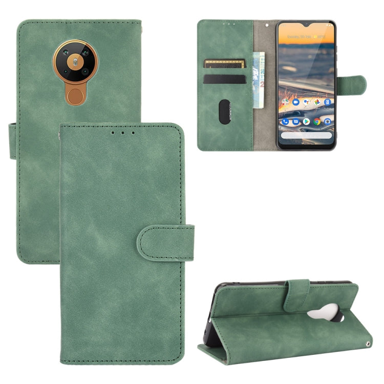 Tinta unita Skin Feel Fibbia magnetica Flip orizzontale Custodia in pelle PU con struttura in vitello con supporto e slot per schede e portafoglio, For Nokia 1.3, For Nokia 2.3, For Nokia 5.3, For Nokia 7.2 & 6.2, For Nokia C1