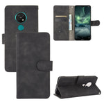 Tinta unita Skin Feel Fibbia magnetica Flip orizzontale Custodia in pelle PU con struttura in vitello con supporto e slot per schede e portafoglio, For Nokia 1.3, For Nokia 2.3, For Nokia 5.3, For Nokia 7.2 & 6.2, For Nokia C1