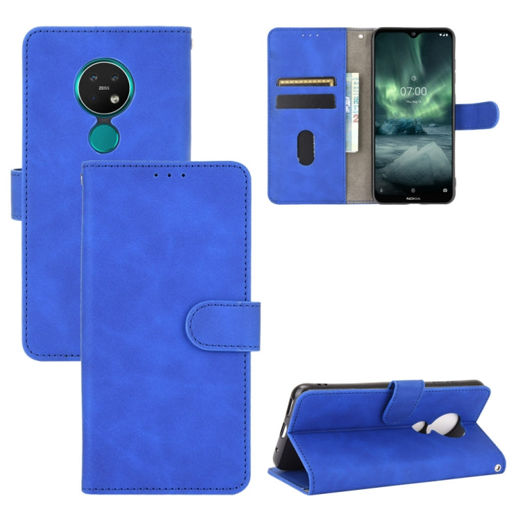 Tinta unita Skin Feel Fibbia magnetica Flip orizzontale Custodia in pelle PU con struttura in vitello con supporto e slot per schede e portafoglio, For Nokia 1.3, For Nokia 2.3, For Nokia 5.3, For Nokia 7.2 & 6.2, For Nokia C1
