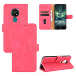 Tinta unita Skin Feel Fibbia magnetica Flip orizzontale Custodia in pelle PU con struttura in vitello con supporto e slot per schede e portafoglio, For Nokia 1.3, For Nokia 2.3, For Nokia 5.3, For Nokia 7.2 & 6.2, For Nokia C1