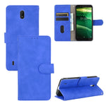Tinta unita Skin Feel Fibbia magnetica Flip orizzontale Custodia in pelle PU con struttura in vitello con supporto e slot per schede e portafoglio, For Nokia 1.3, For Nokia 2.3, For Nokia 5.3, For Nokia 7.2 & 6.2, For Nokia C1