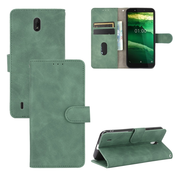 Tinta unita Skin Feel Fibbia magnetica Flip orizzontale Custodia in pelle PU con struttura in vitello con supporto e slot per schede e portafoglio, For Nokia 1.3, For Nokia 2.3, For Nokia 5.3, For Nokia 7.2 & 6.2, For Nokia C1